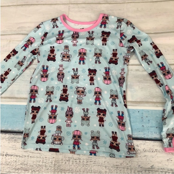 LOL Surprise Girls Pajama Set Cuddl Duds Climate Right Size Large - Picture 5 of 10